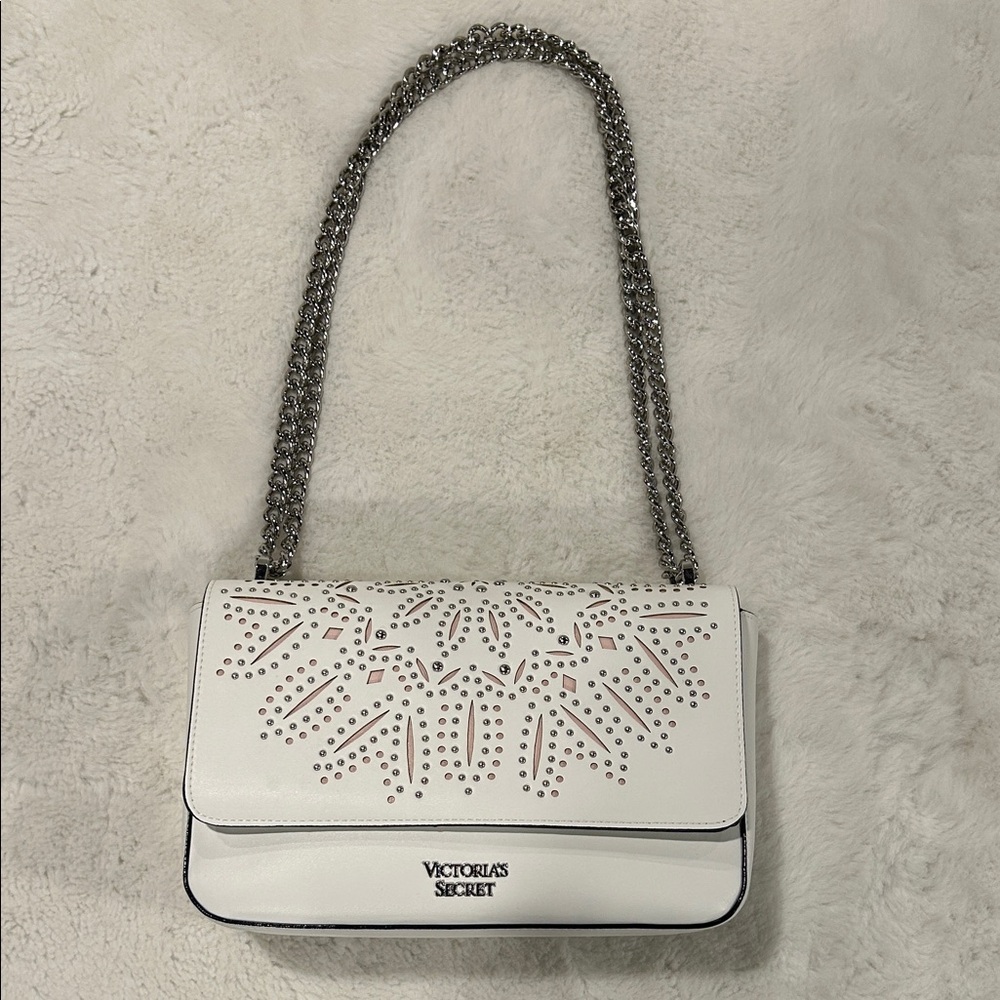 Victoria's Secret Elegant White Crossbody Bag